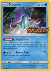 Suicune SM149 Wave Holo STAFF Promo - SM8 Lost Thunder Prerelease